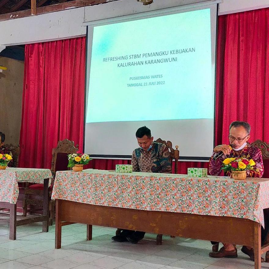 Bersama dengan Puskesmas Wates, Orientasi STBM Kalurahan Karangwuni telah Terpenuhi